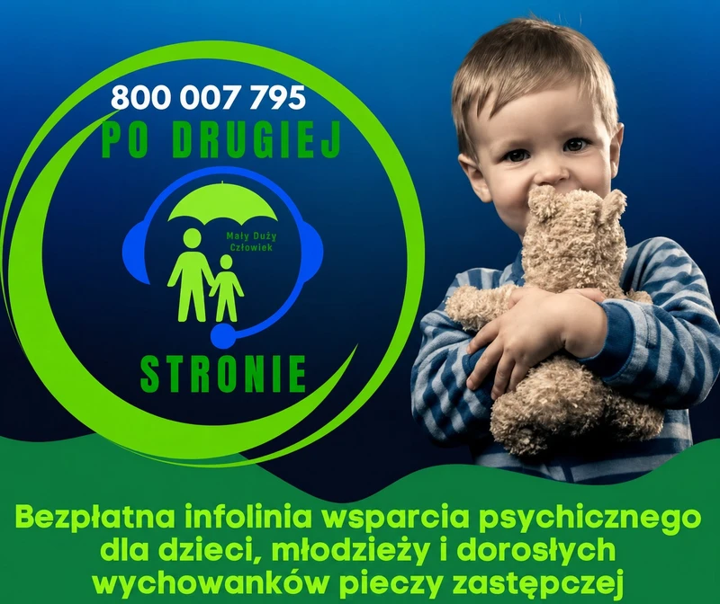 Infolinia wsparcia psychicznego „Po Drugiej Stronie”  dla osób z doświadczeniem pieczy zastępczej